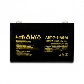 Акумулятор ALTEK ABT-7Ah/6V AGM