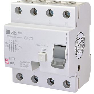 Диф. реле ETI EFI-4 40/0,3 AС