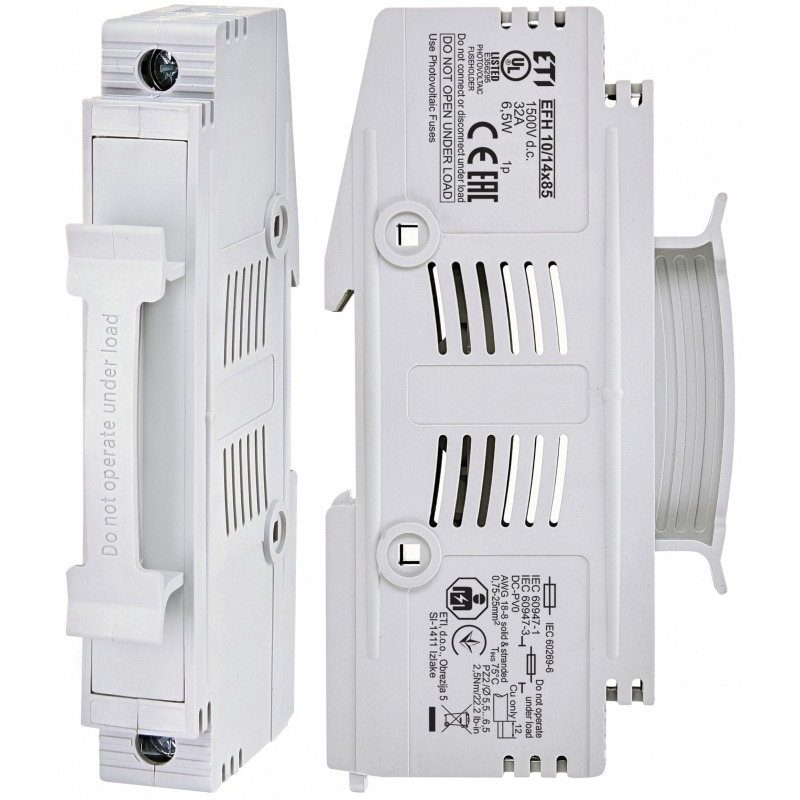 Тримач ETI EFH 10 14x85 1P 32A 1500V DC_1