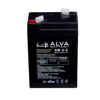 Акумулятор Alva Battery AW6-5 AGM