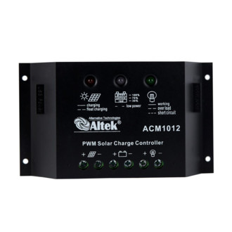 Контролер заряду АКБ ALTEK АCM1012, 10A, 12V/24V USB
