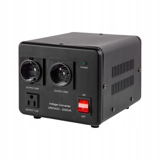 Перетворювач напруги із зарядним пристроєм AEP-2024, 2000W/24V
