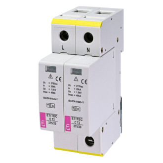 Обмежувач перенапруги ETITEC C T2 275/20 (2+0)