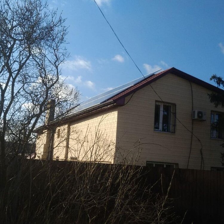 солнечные панели на крыше